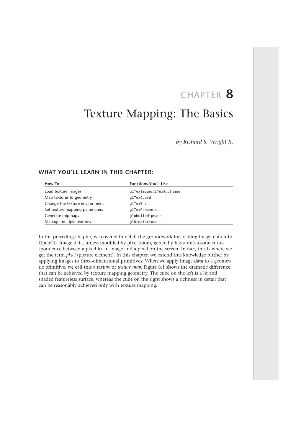 Texture Mapping: the Basics
