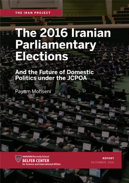 The 2016 Iranian Parliamentary Elections
