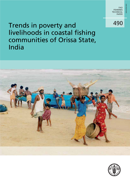 Trends in Poverty and Livelihoods in Coastal Fishing Communities of Orissa State, India