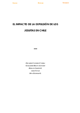 El Impacto De La Expulsión De Los Jesuitas En Chile