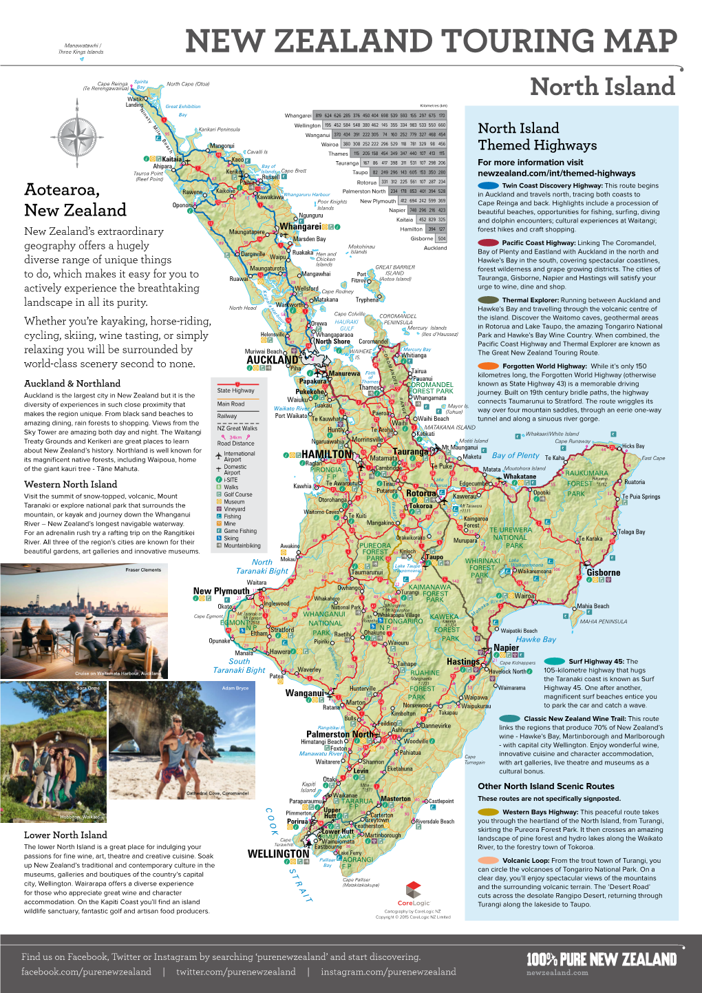 New Zealand Touring Map