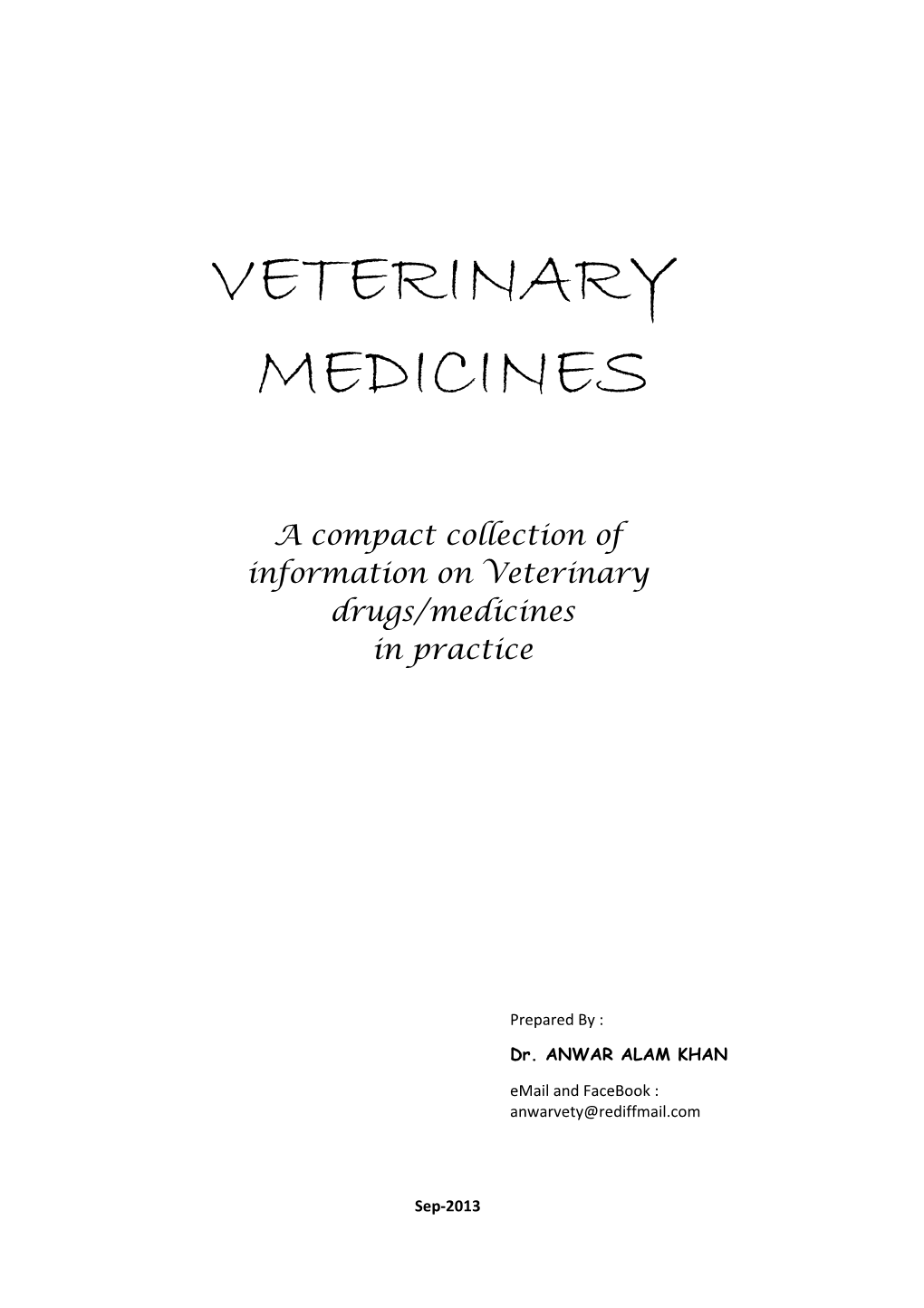 Veterinary Medicines