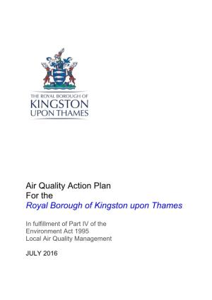 Air Quality Action Plan for the Royal Borough of Kingston Upon Thames