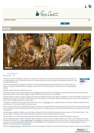 Cinderella Movie Review & Film Summary (2015) | Roger Ebert