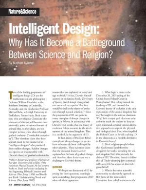 Intelligent Design: Why Has It Become a Battleground Between Science and Religion? by Nathan Aviezer