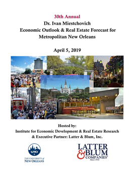 Dr. Ivan Miestchovich Economic Outlook & Real Estate Forecast For
