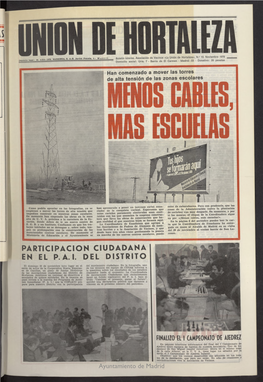 La Unión De Hortaleza De Noviembre De 1978, Nº 10