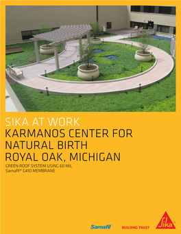Sika at Work Karmanos Center for Natural Birth