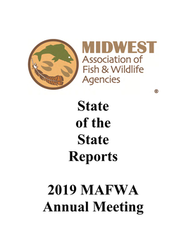 State of the State Reports 2019 MAFWA Annual Meeting