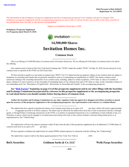 Invitation Homes Inc