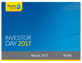 Third Revised RST 2017 Investor Day Presentation