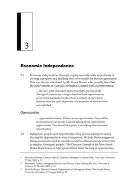 Chapter 3 Economic Independence