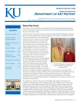 Fall 2018 Kress Foundation Department of Art History