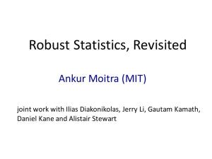 Robust Statistics, Revisited