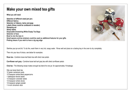 Make Your Own Mixed Tea Gifts