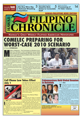 Comelec Preparing for Worst-Case 2010 Scenario