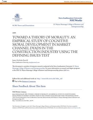 Toward a Theory of Morality