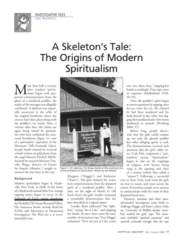 A Skeleton's Tale: the Origins of Modern Spiritualism