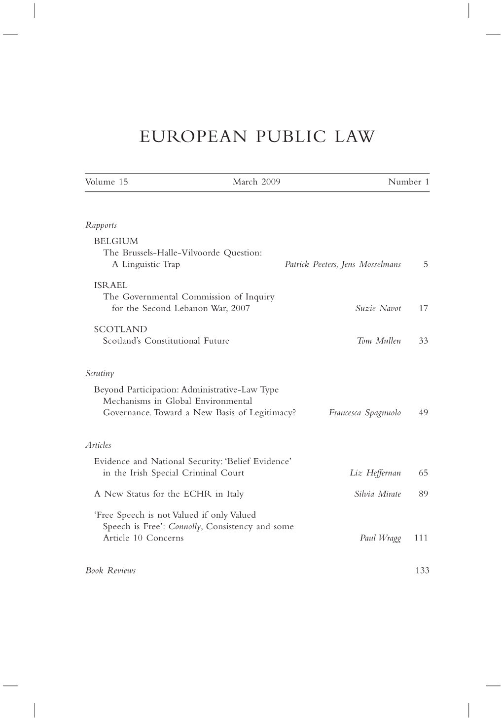 European Public Law