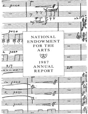 National Endowment for the Arts Annual Report 1987