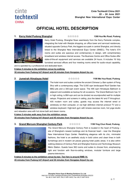 Shanghai Vision Hotel Form EN 13May