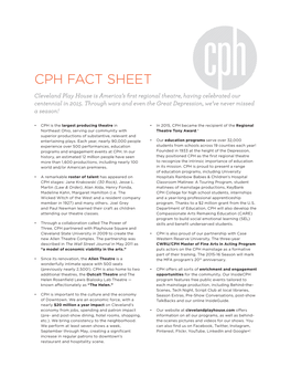 CPH Fact Sheet