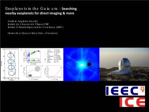 Exoplanets in the Gaia Era : Searching Nearby Exoplanets for Direct Imaging & More