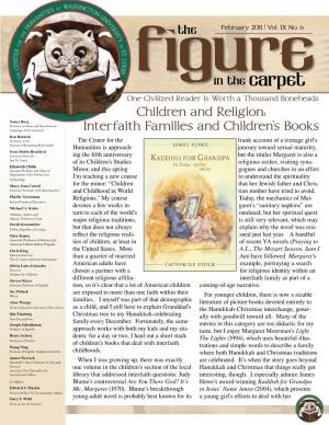 Children and Religion: Interfaith Families and Children's Books