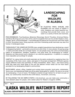 Landscaping for Wildlife in Alaska