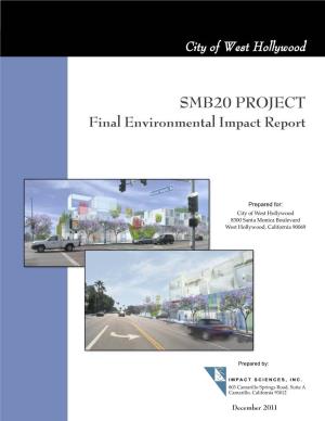 SMB20 PROJECT Final Environmental Impact Report