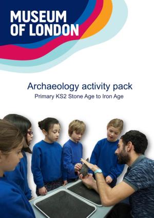 Archaeology Activity Pack