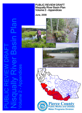 Nisqually River Basin Plan Volume 2 - Appendices