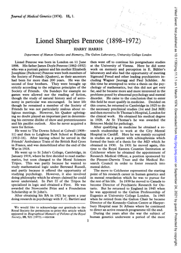 Lionel Sharples Penrose
