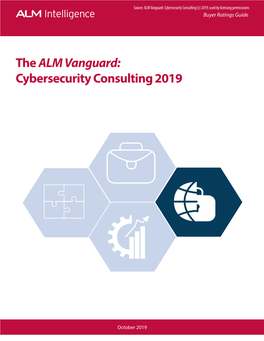 The ALM Vanguard: Cybersecurity Consulting2019
