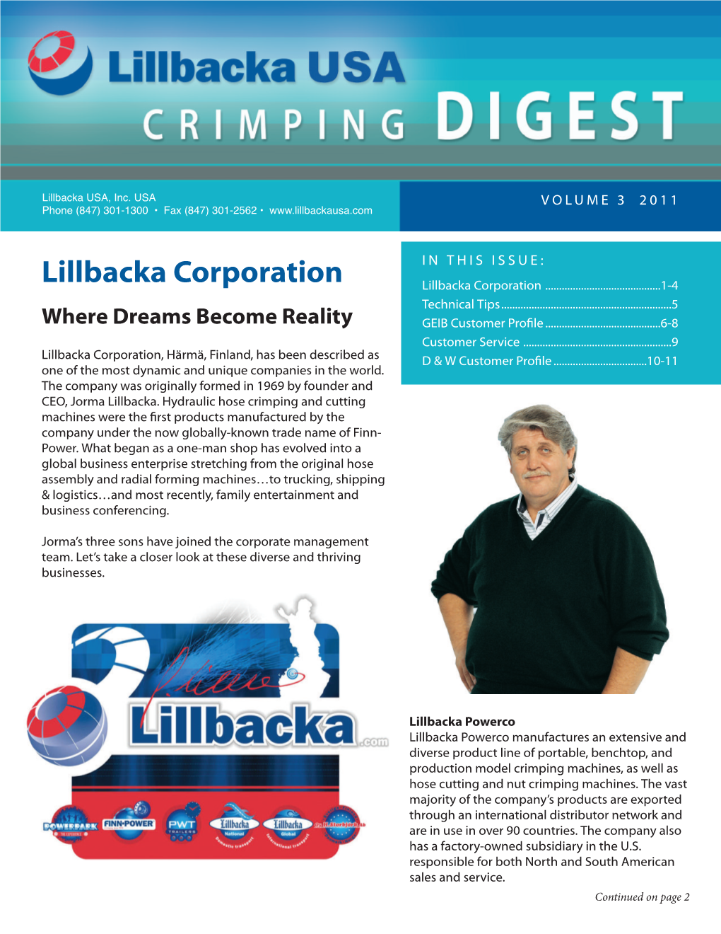 Lillbacka Corporation Lillbacka Corporation