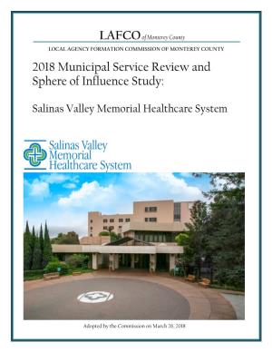 2018 Municipal Service Review and Sphere of Influence Study