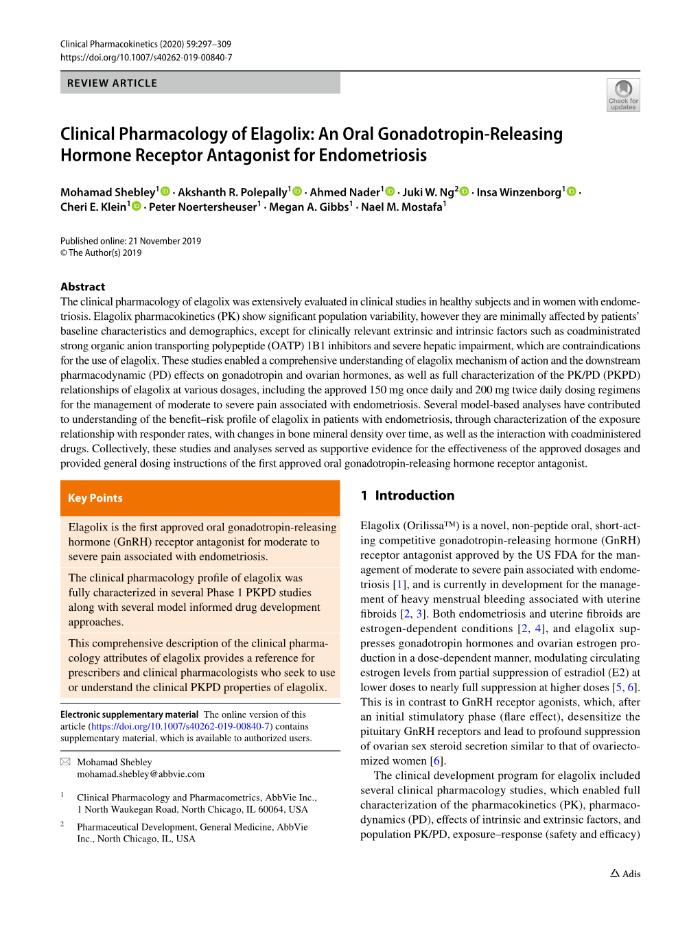 An Oral Gonadotropin-Releasing Hormone Receptor Antagonist For