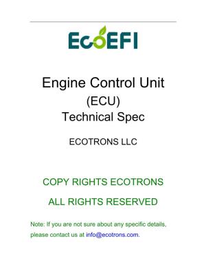 ECOTRONS Engine Control Unit