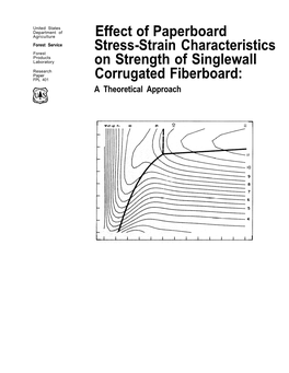Effect of Paperboard Stress-Strain Characteristics on Strength Of