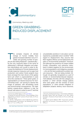 Green Grabbing: a New A