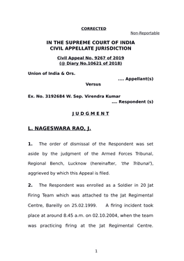 In the Supreme Court of India Civil Appellate Jurisdiction