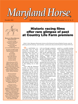 Historic Racing Films Offer Rare Glimpse of Past at Country Life Farm Premiere