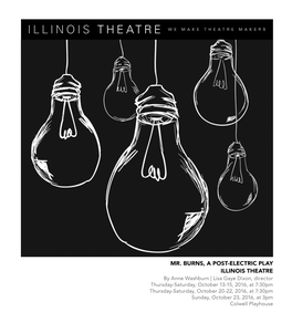 Mr. Burns, a Post-Electric Play Illinois Theatre
