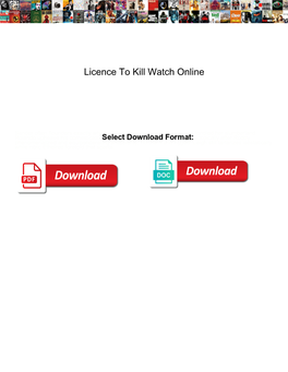 Licence to Kill Watch Online