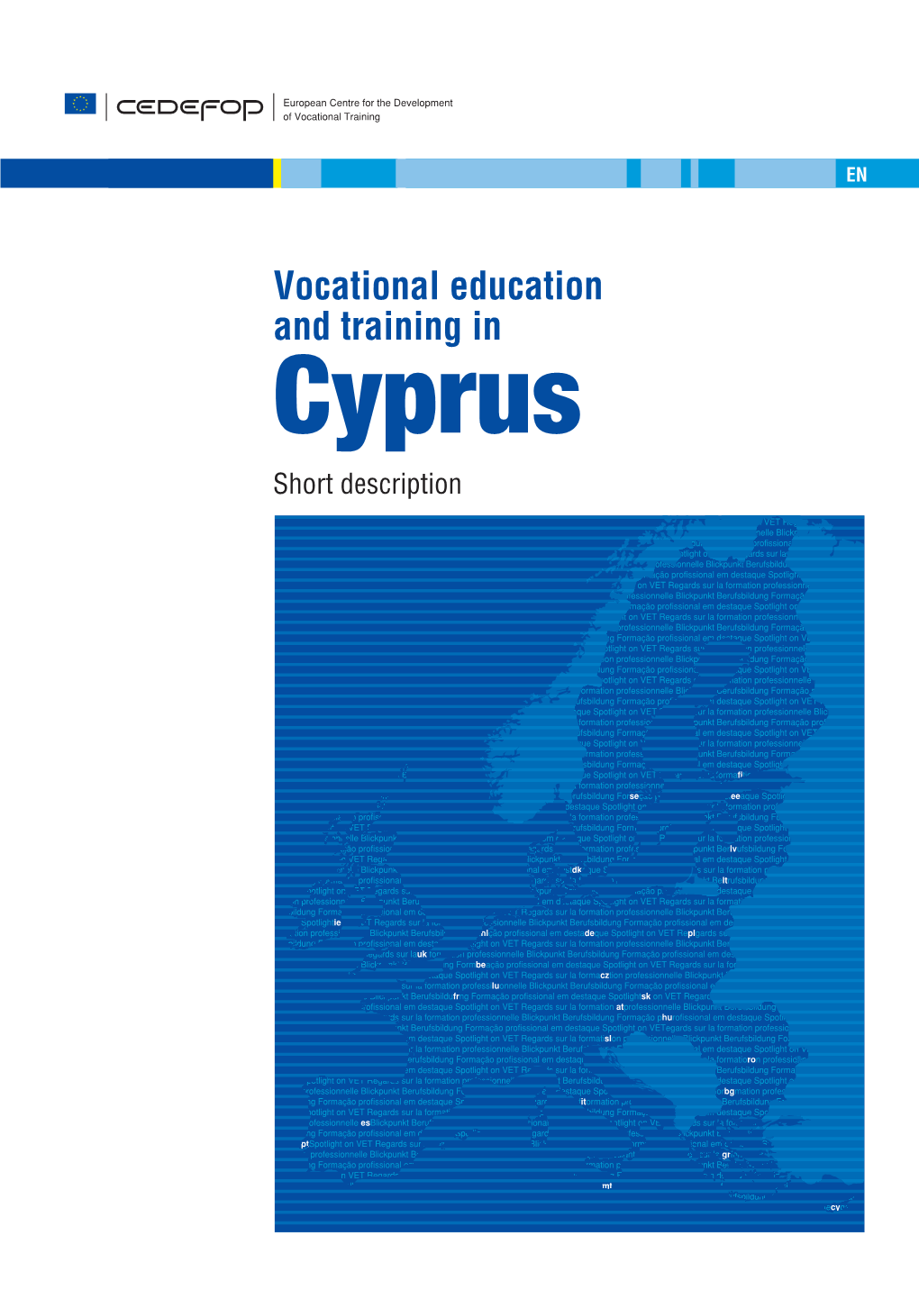 Vocational Education and Training in Cyprus