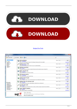 Redgate Free Tools