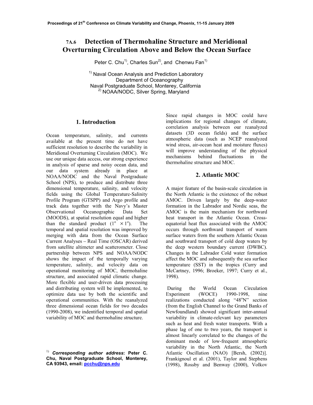 7A.6 Detection of Thermohaline Structure and Meridional Overturning Circulation Above and Below the Ocean Surface