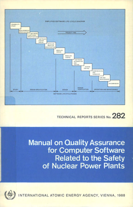 Manual on Quality Assurance for Computer Software Related to the Safety of Nuclear Power Plants