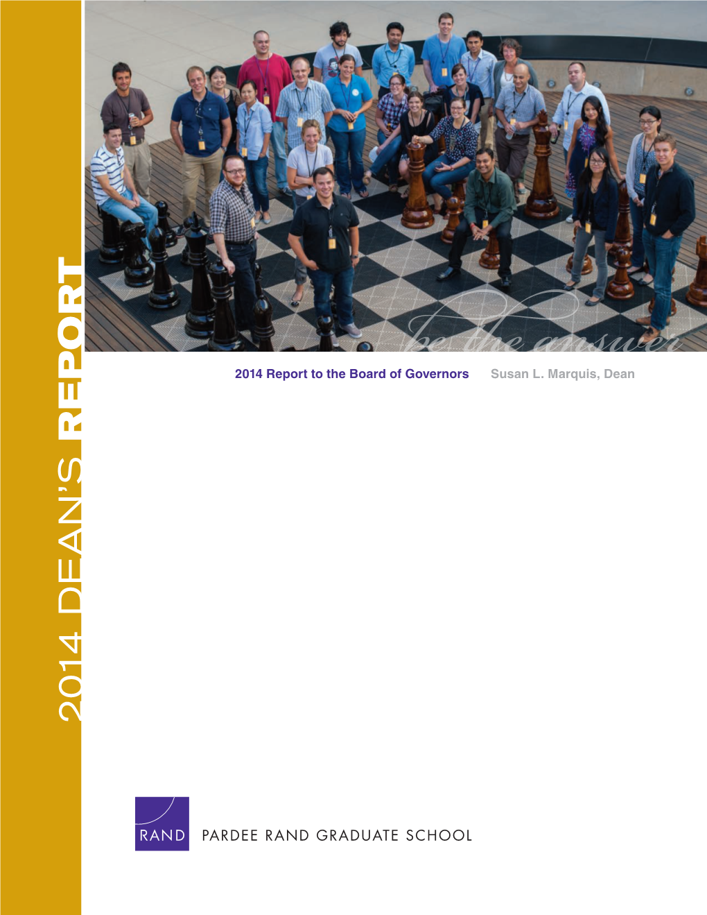 2014 Dean's Report