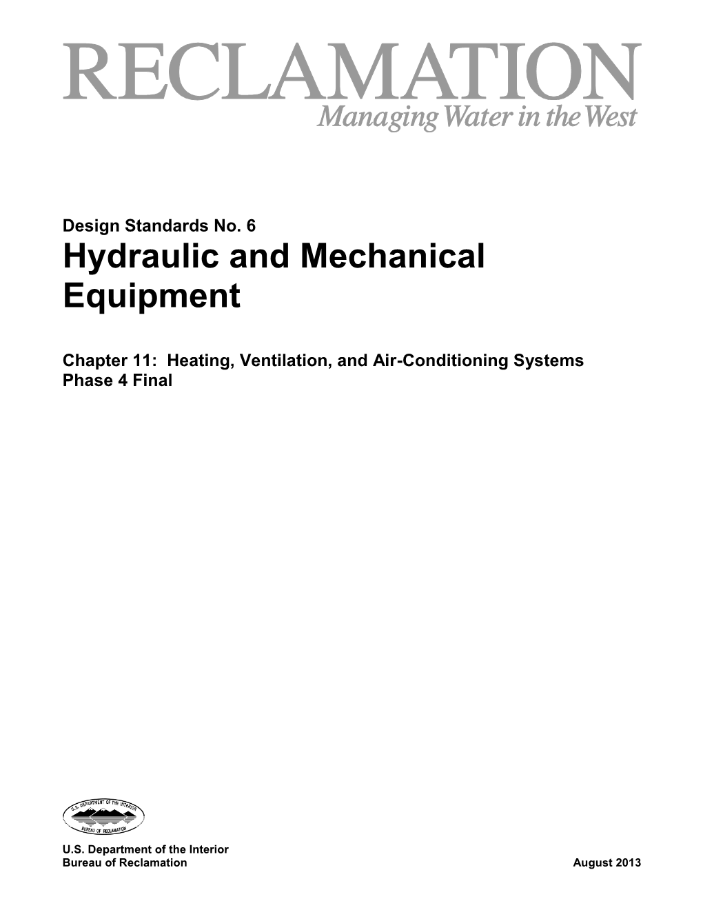 Hydraulic and Mechanical Equipment